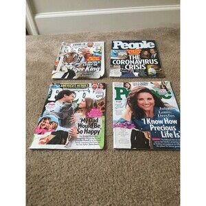 Lot Of 4 People Magazine March and April 2020 Edition